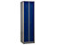 Garderobenspind | HxBxT 180 x 50 x 50 cm | Zylinderschloss | Grau-Blau